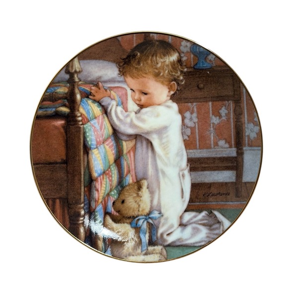 Danbury Mint Other - Danbury Mint Bedtime Prayers Kathy Lawrence Young Innocence Collector Plate 1991